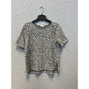 Women's Chaus New York Zebra Print NICE Blouse Size Large